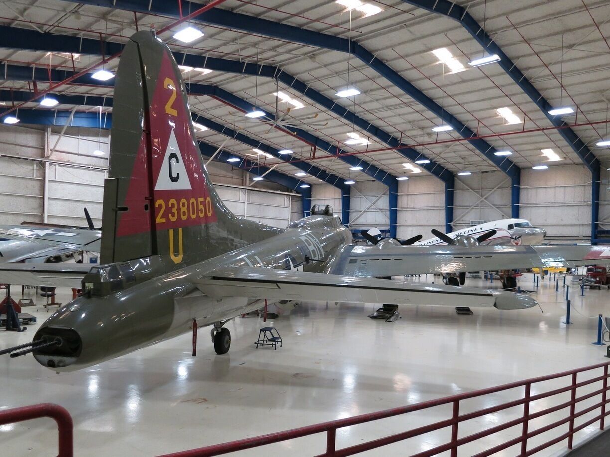 They lost many planes, as well as their building, during Hurricane Ike. New building larger, and now with air conditioning!