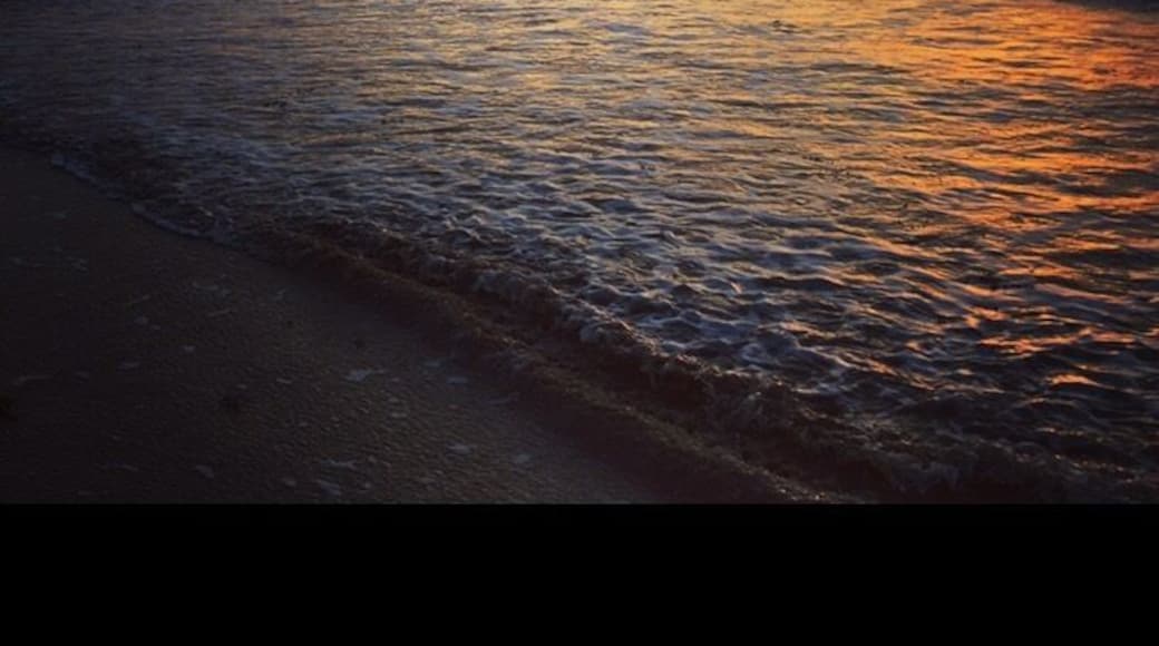 Sunrise on the beach on the lovely island I call home