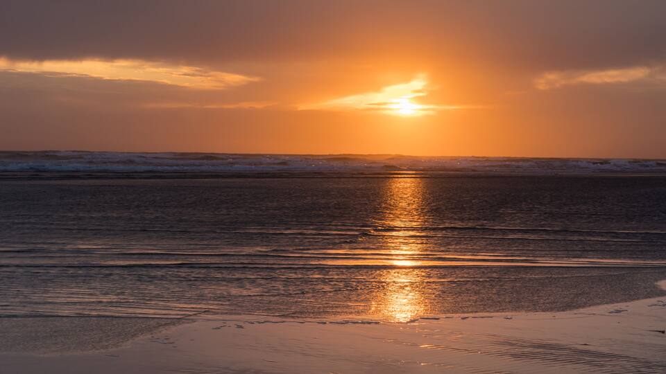 Sunset At Moclips Washington State