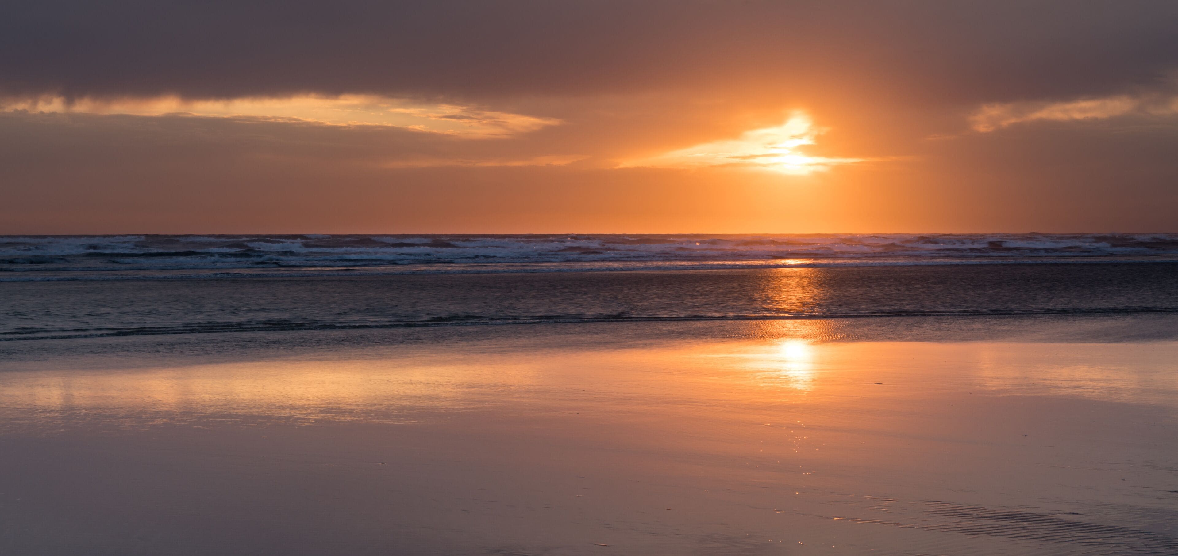 Sunset At Moclips Washington State