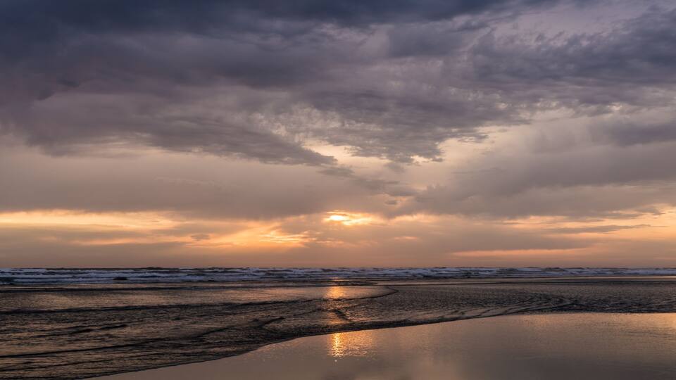 Sunset At Moclips Washington State