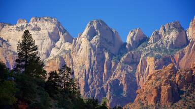Mount Carmel which includes a gorge or canyon, mountains and landscape views