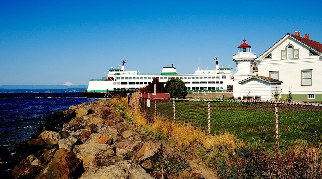 マカルティオ フィーチャー 家屋, 灯台 と 荒々しい海岸線