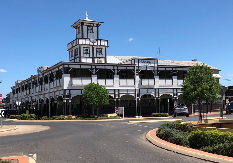 Beautiful Victoria Hotel in Goondiwindi Queensland.