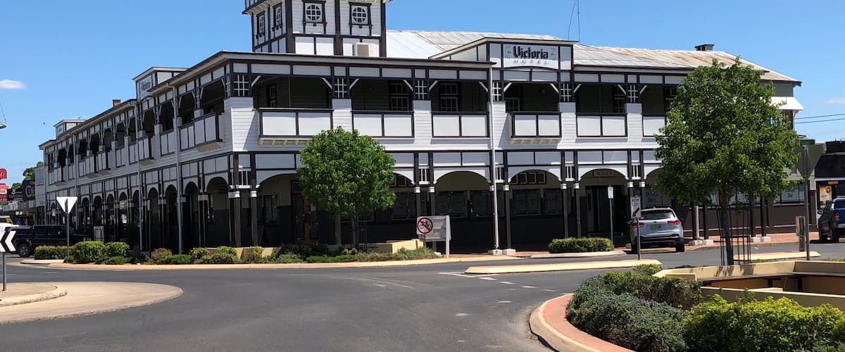 Beautiful Victoria Hotel in Goondiwindi Queensland.