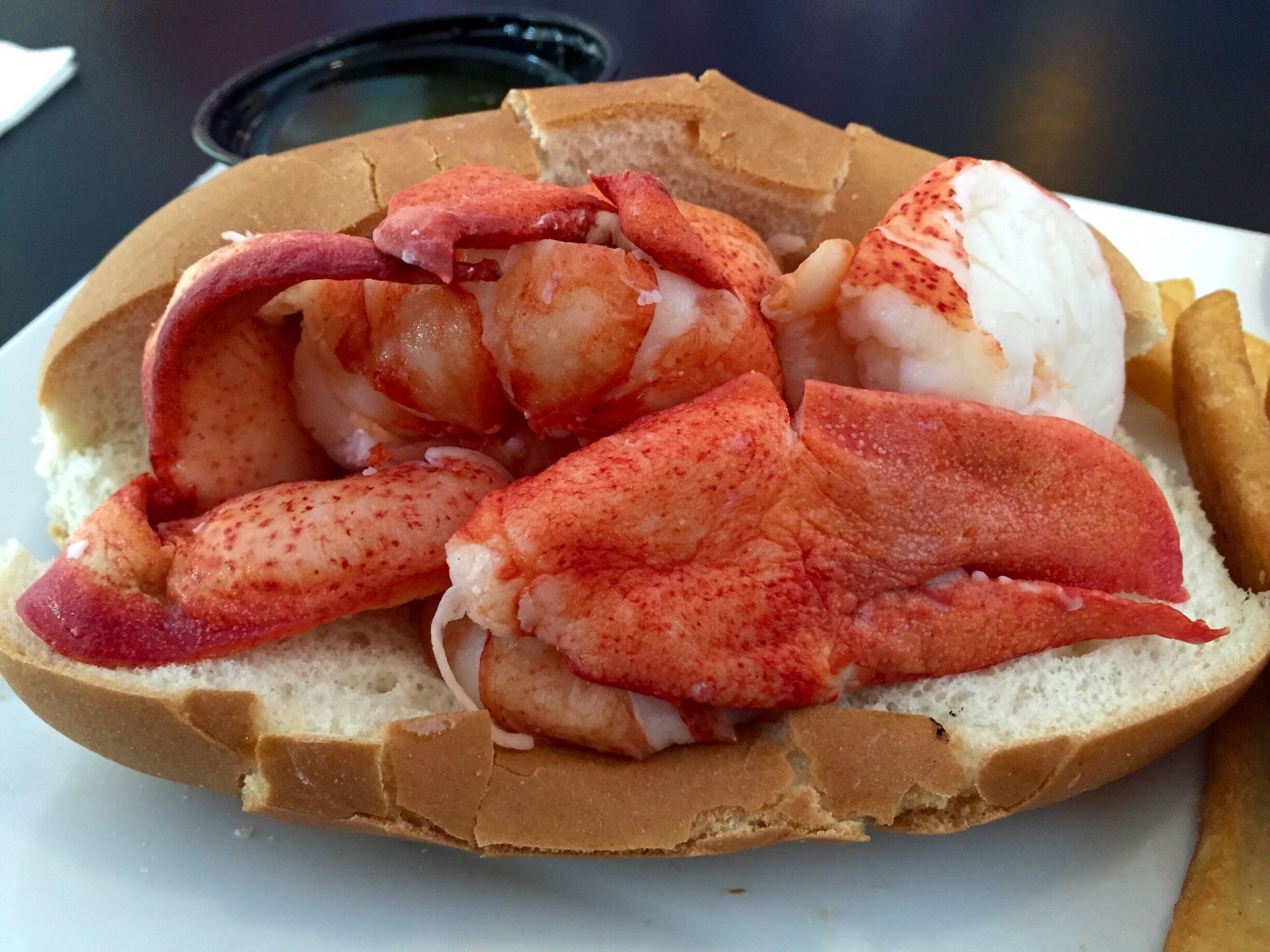 Most amazing sandwich ever.... A Lobster Roll. Words can not describe how delicious this was... 

#delicious