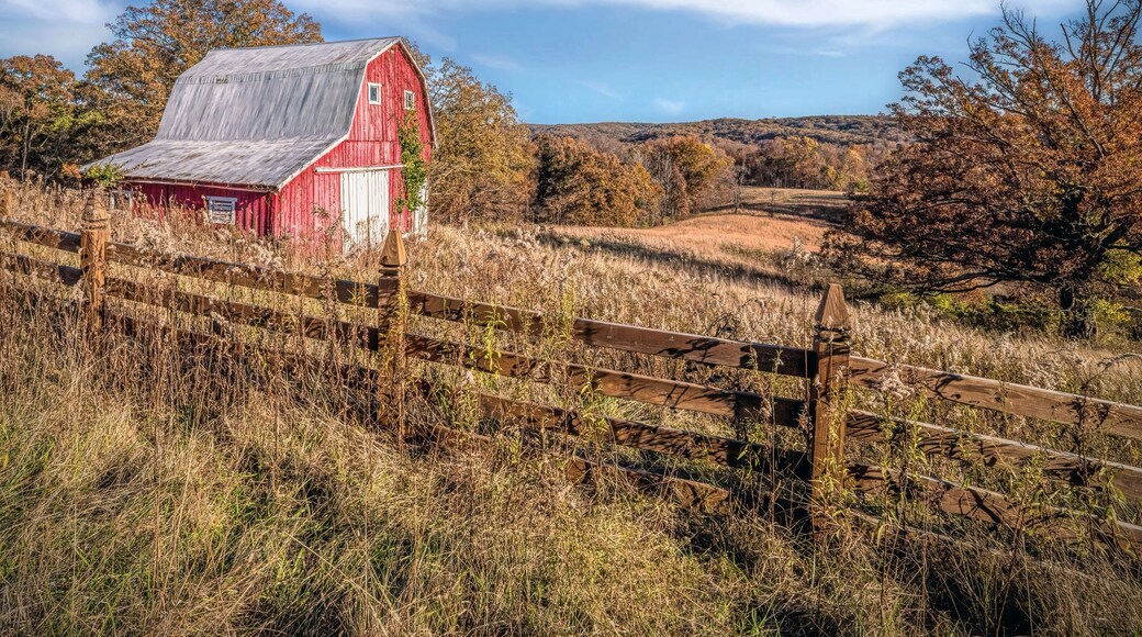 The view from Kelly Hill just outside of Nashville, IN.