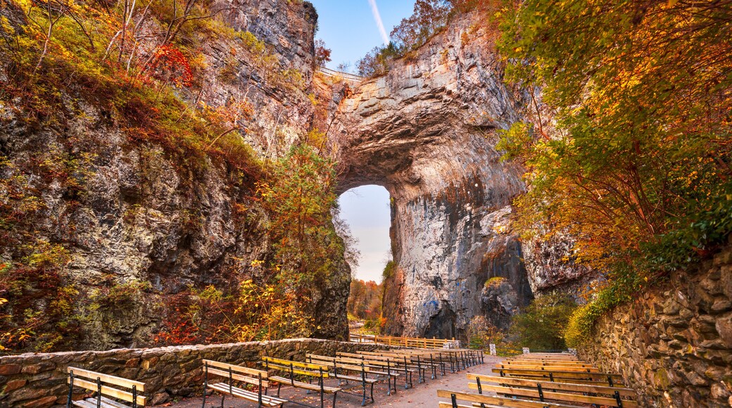 Natural Bridge, Virginia, USA in Autumn 4055