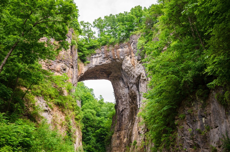 The Natural Bridge in Rockbridge County, Virginia, United States