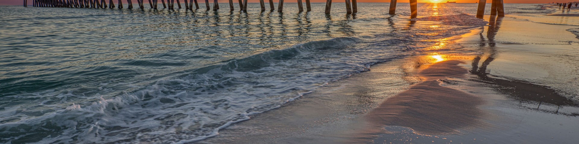 "Navarre Beach Pier Sunset"