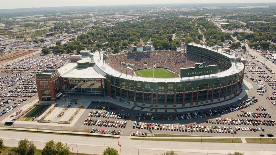 Green Bay featuring a city and a sporting event