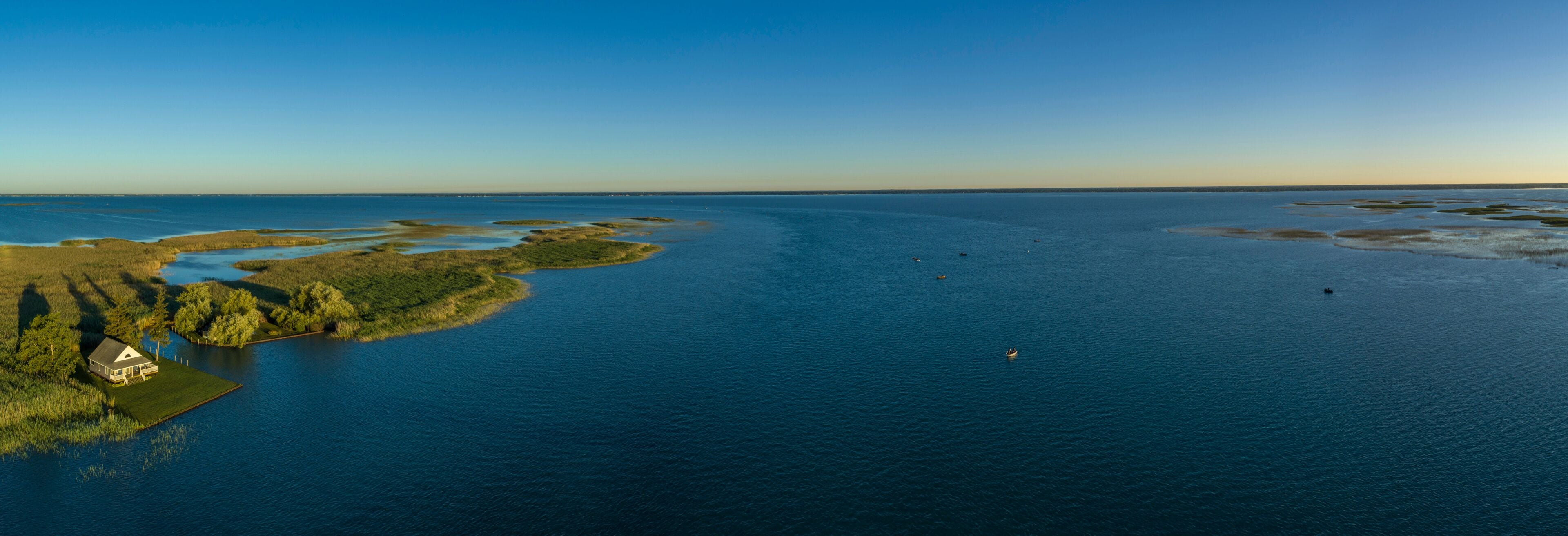 House, St. Clair River Estuary, Anchor Bay, Michigan