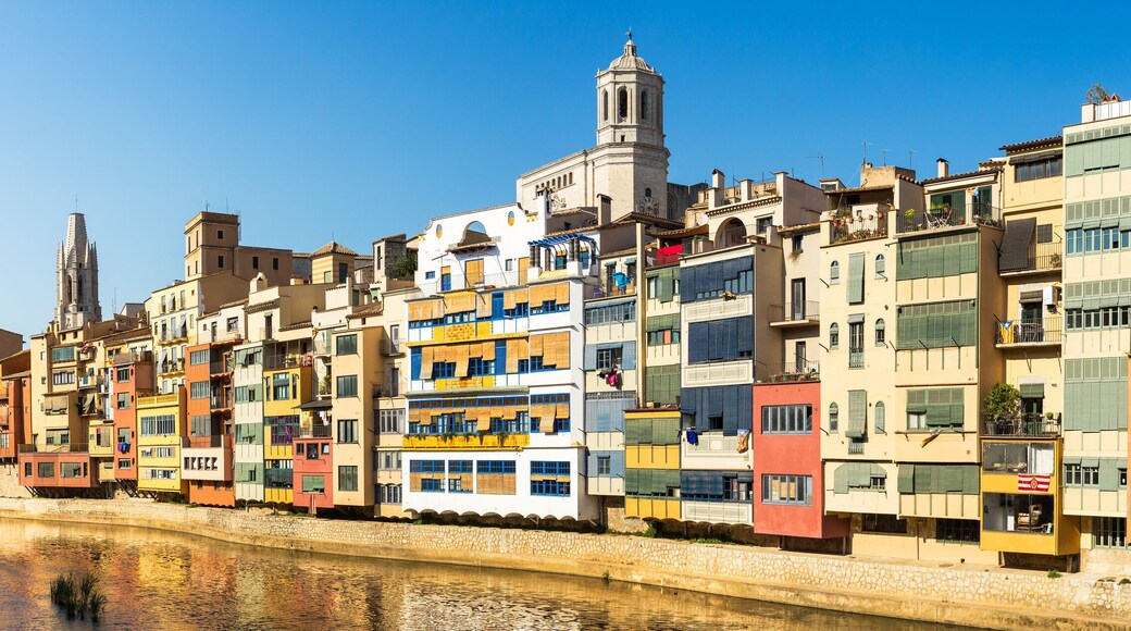 Girona panorama, Spain.