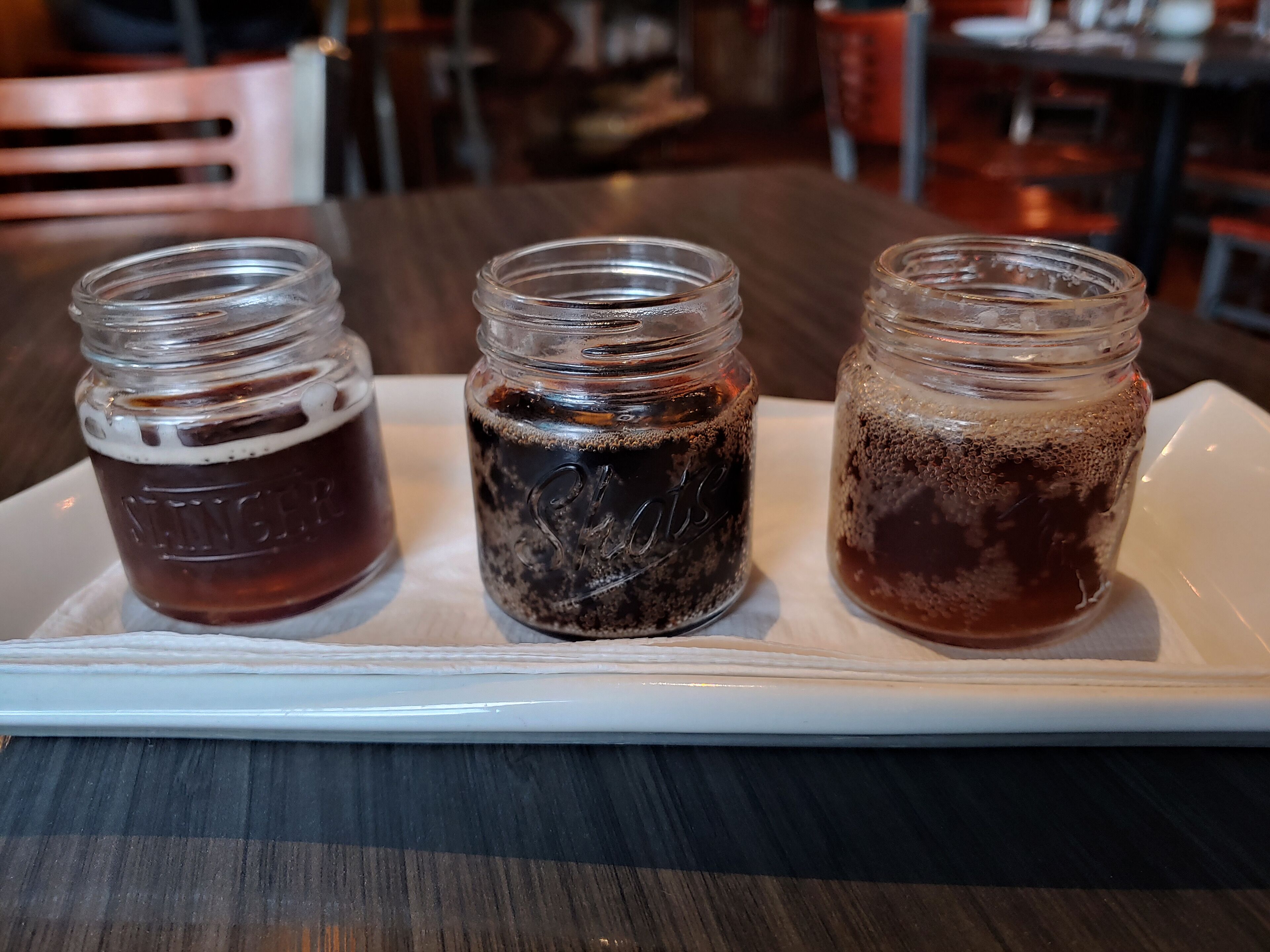 You can select to sample from a rotating selections of house made root beers at The Electric Cheetah.