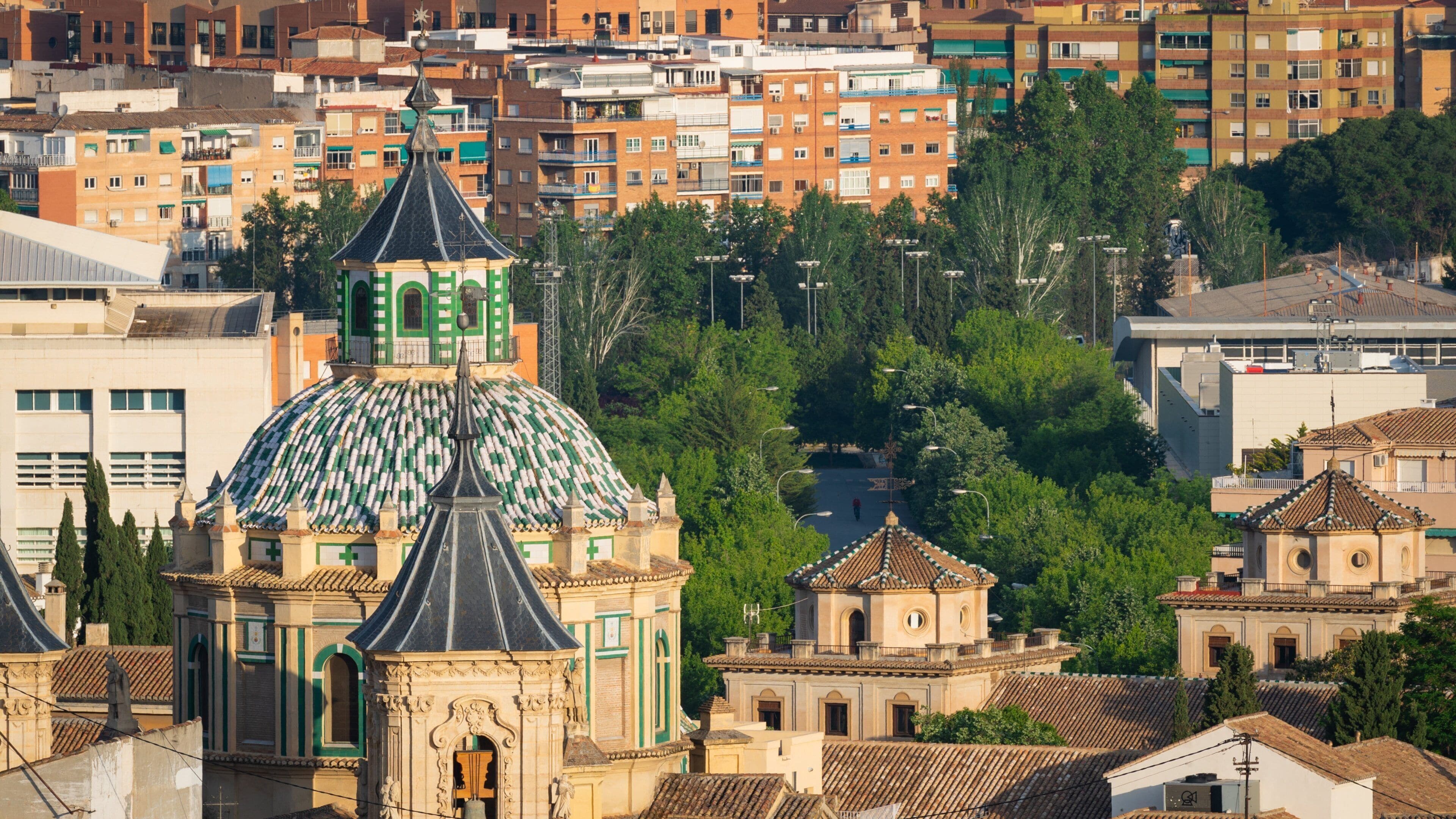 Granada featuring landscape views, heritage elements and a city