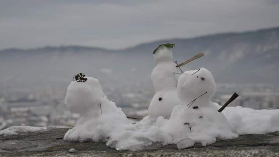 white family at top of the hill