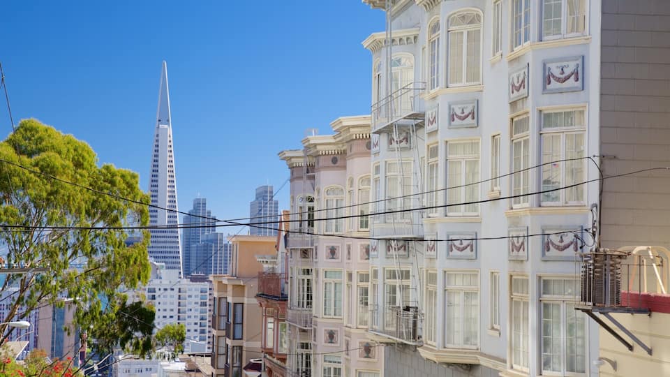 Nob Hill featuring a city and street scenes