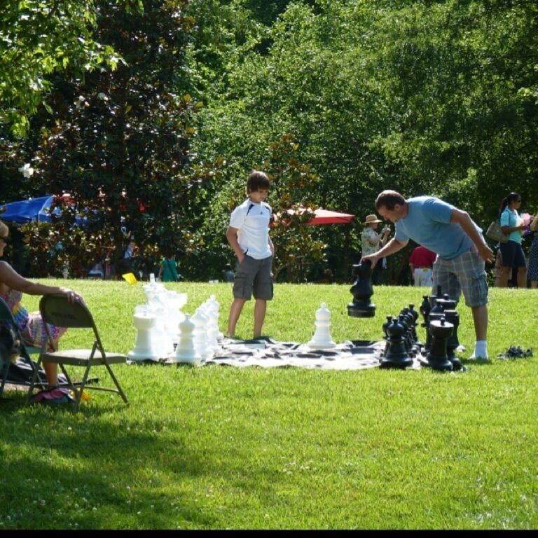 Chess game at Tangiers Garden