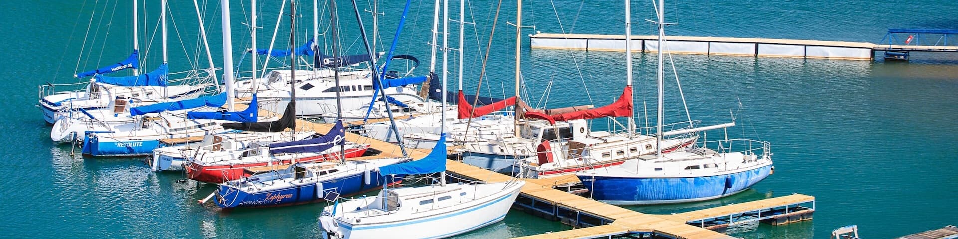 Greenville showing a marina, general coastal views and a river or creek