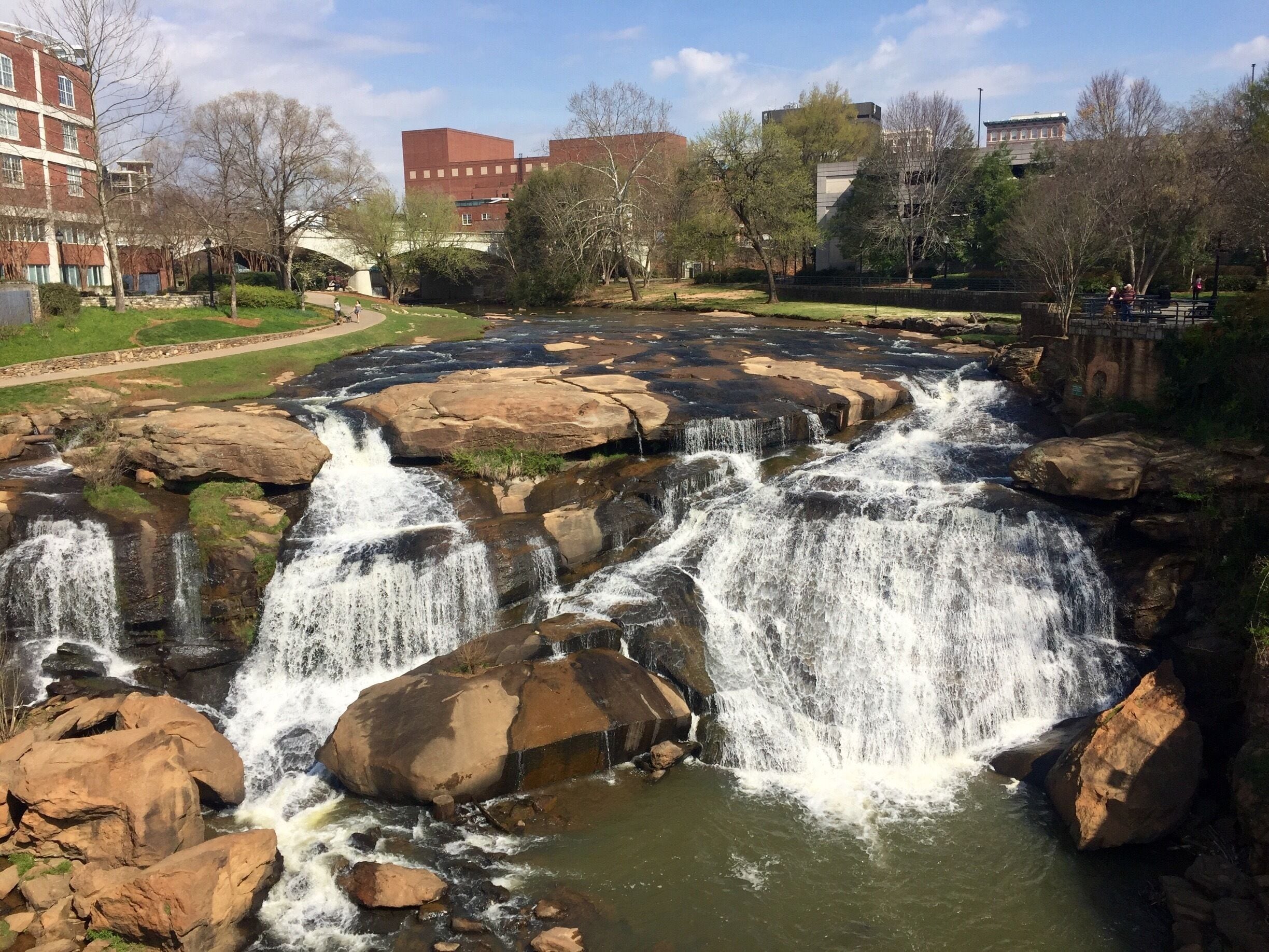 Although it is located in the heart of Greenville, South Carolina, someone through the years has had the foresight to preserve this beautiful place.