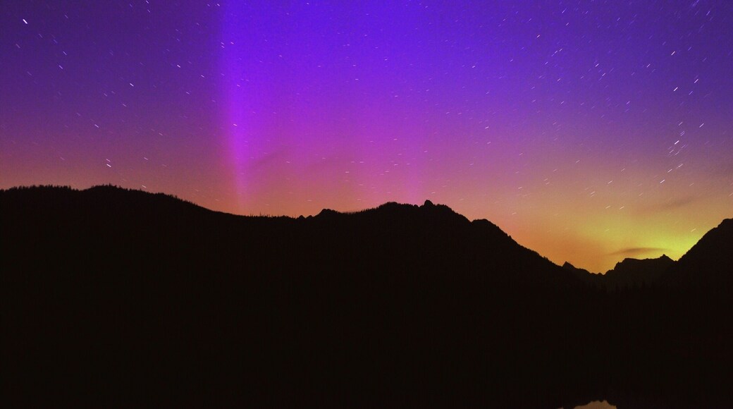 Last night the heavens were putting on quite the show and the sky exploded in light. Chasing #auroraborealis till 3am was all worth it. #nationalparks #outdoor #travel #adventure #nightsky #hiking