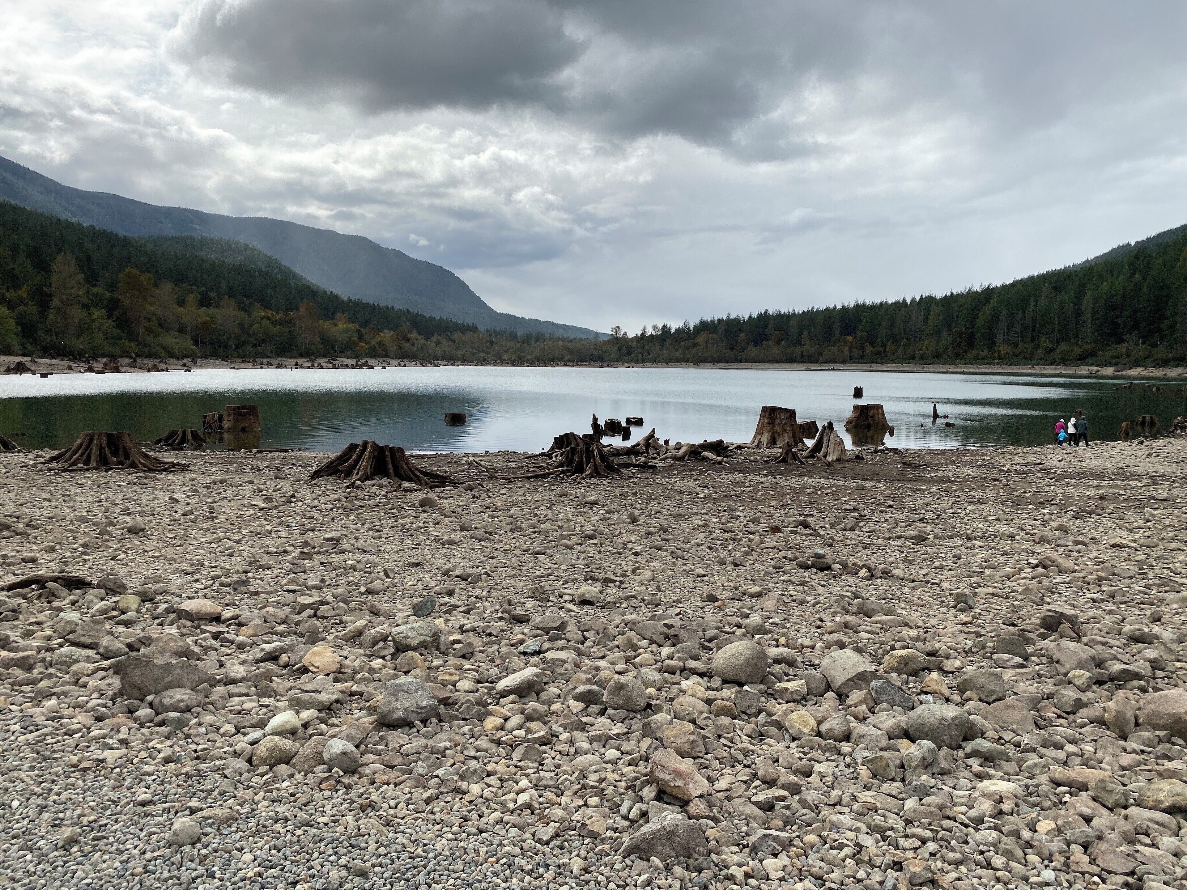 This lake is disappearing, it’s sad =(