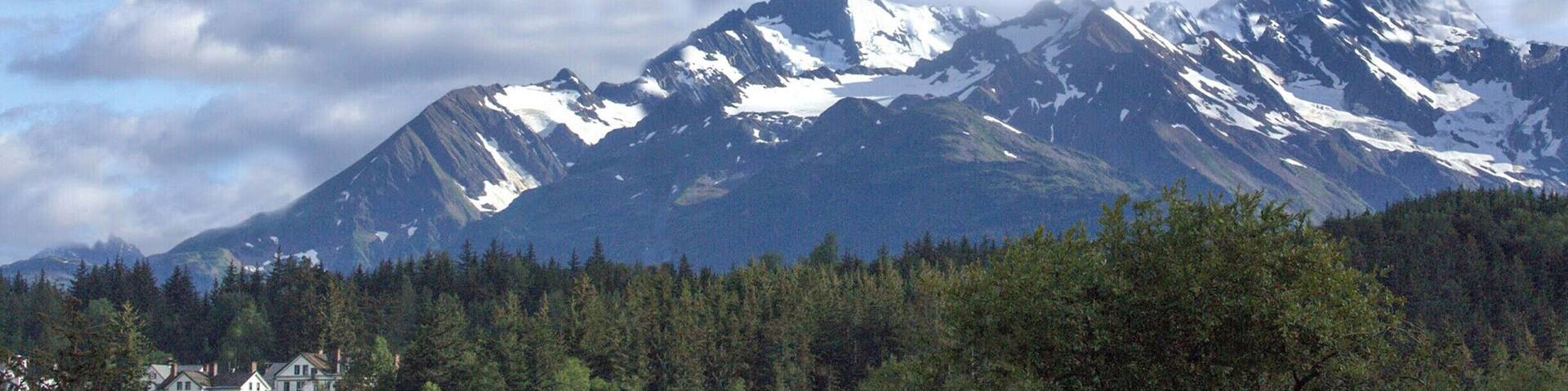 Classic view of Alaska. Taken from shipboard near Gustavus, AK
