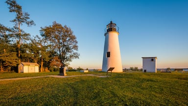 Turkey Point Lighthouse, at Elk Neck State Park, Maryland.