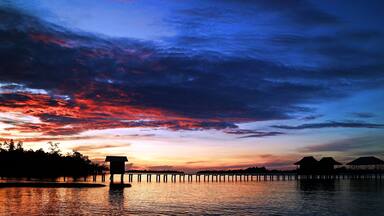 scenic view of a beautiful beach. Dokokayu Island, Gorontalo, Indonesia