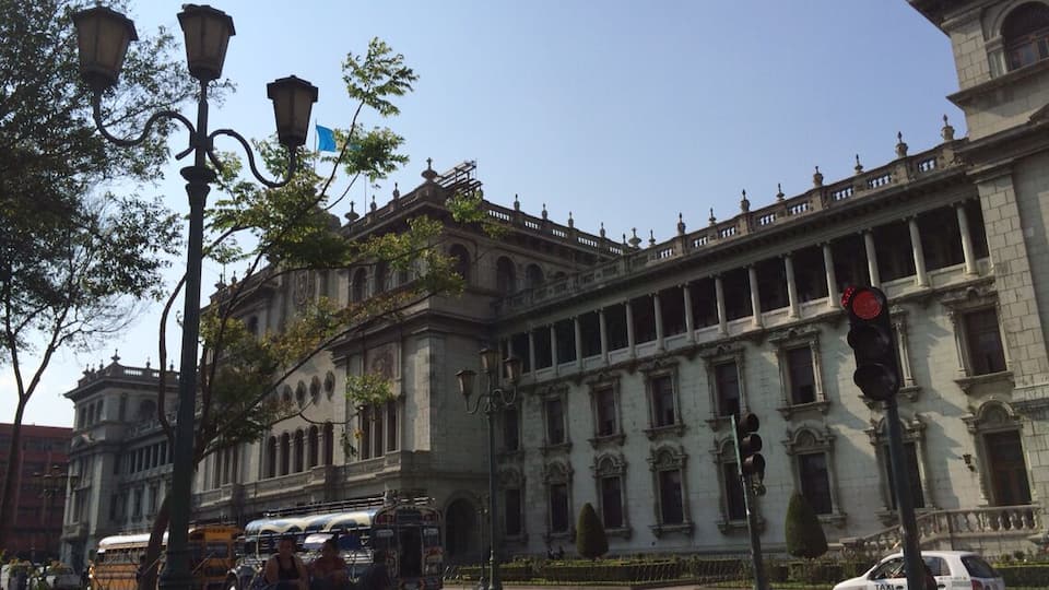 Palacio del gobierno Guatemala