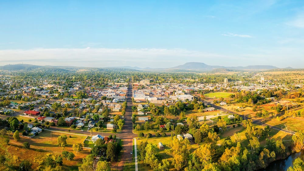 D Gunnedah river to town pan