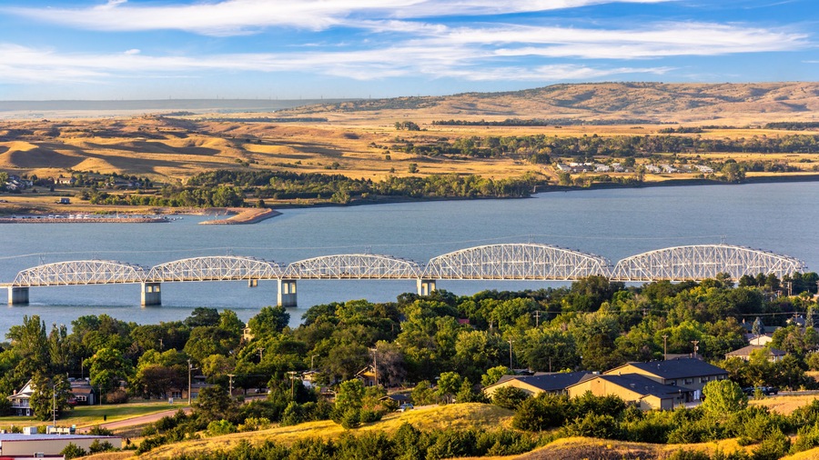The Chamberlain Rail Bridge is a railroad bridge located the state of South Dakota which crosses the Missouri River.