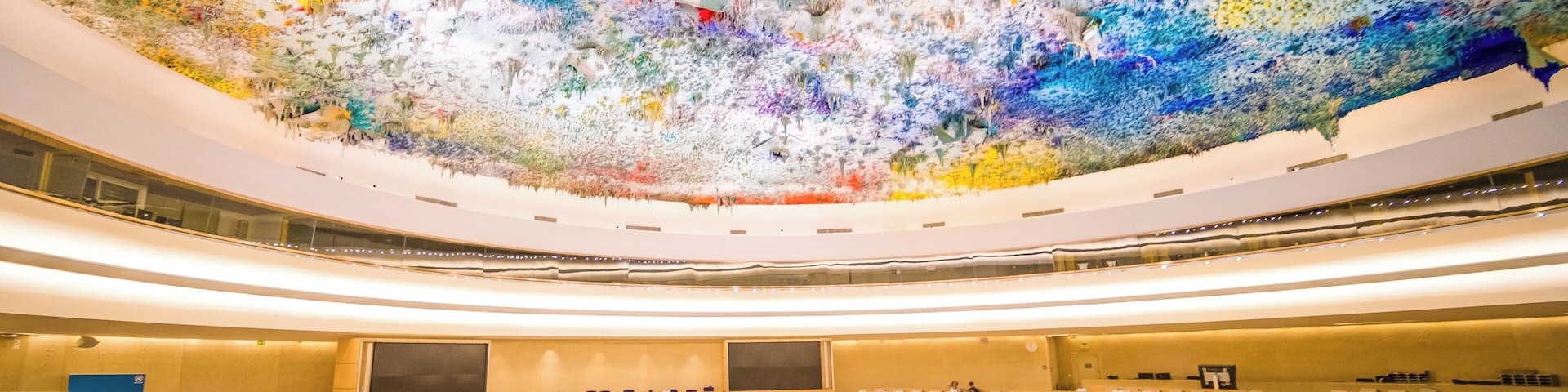 Guided tours allow you to see the inside of the huge offices and some of these beautifully decorated conference rooms