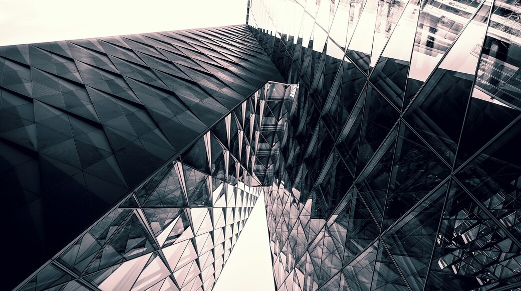 One of the modern architectures in Geneva. Just have a walk around the building to see which angle is the best for your camera!