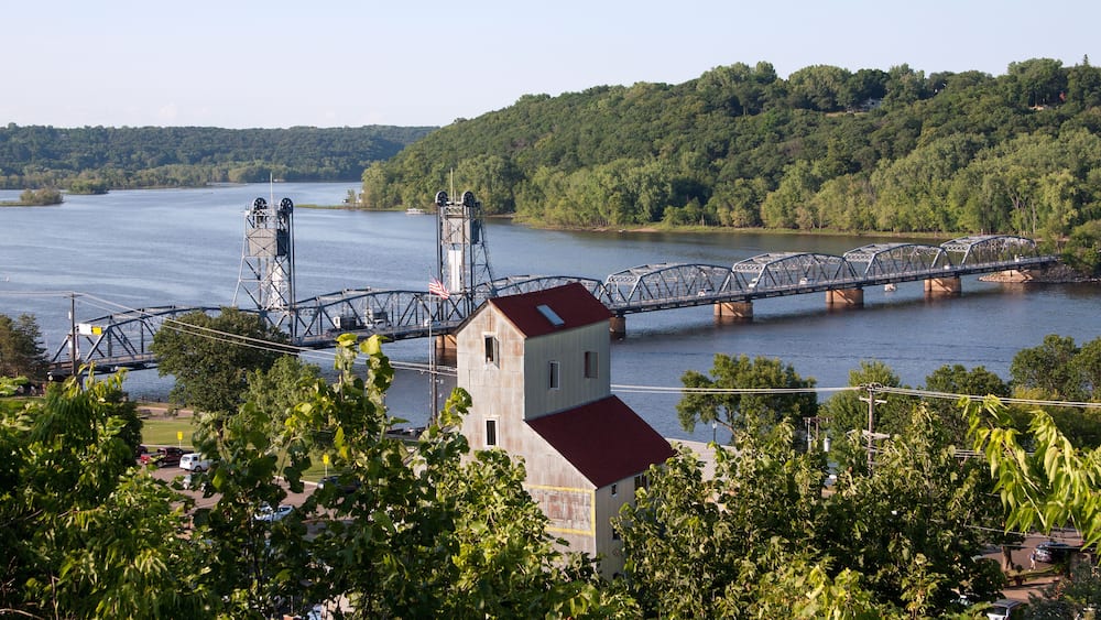 Looking Down Over the St. Croix River