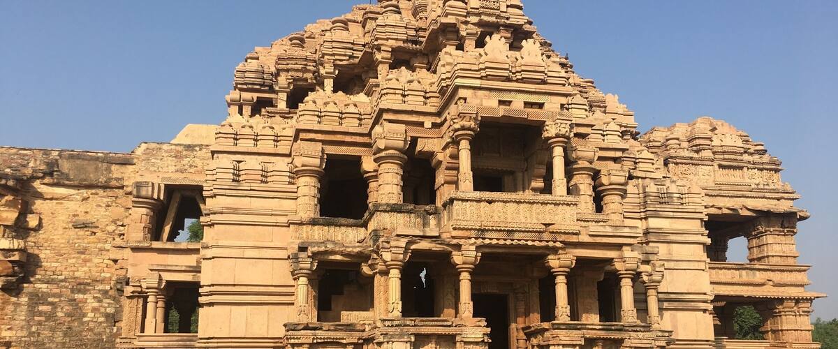 This is Sahastra bahu mandir near palace & in forts premises. One can see hugeness of temple. Though it is damaged by earlier rulers, archaeological department recovered it nicely. One more small temple in same premises