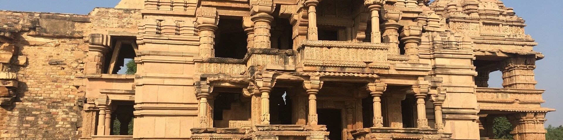 This is Sahastra bahu mandir near palace & in forts premises. One can see hugeness of temple. Though it is damaged by earlier rulers, archaeological department recovered it nicely. One more small temple in same premises