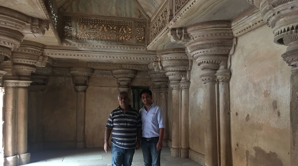 Dancing hall with good window panels where dancing poses are carved, Sajja's are also very nice, however these are not approachable now a days