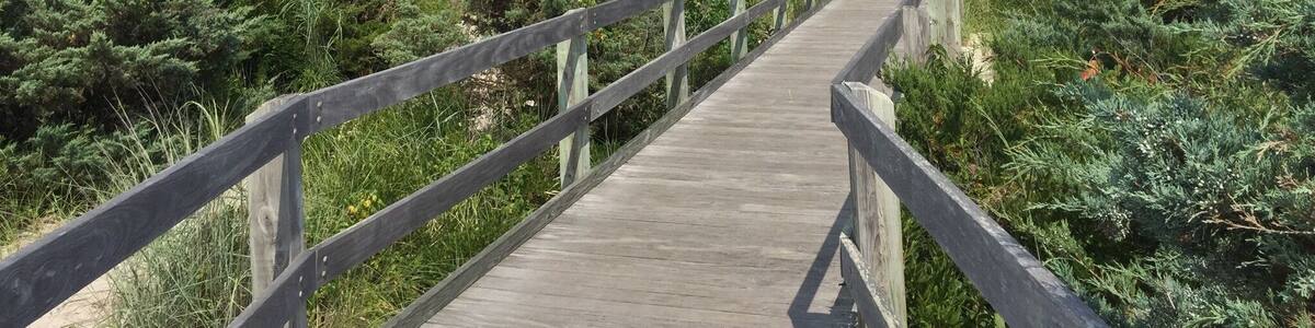 The walk towards the light house