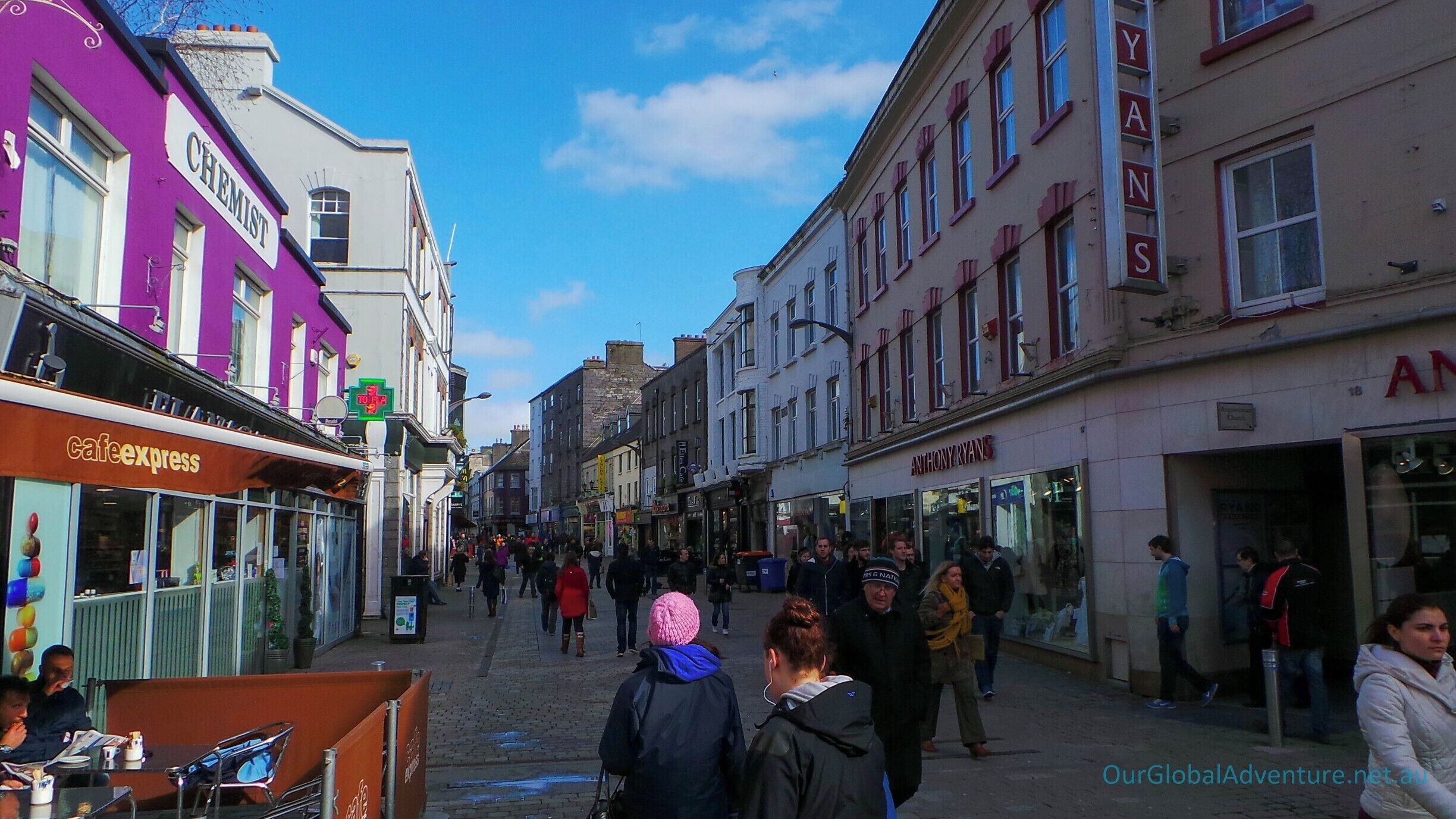 The colourful shopping street in Galway...
#Architecture
