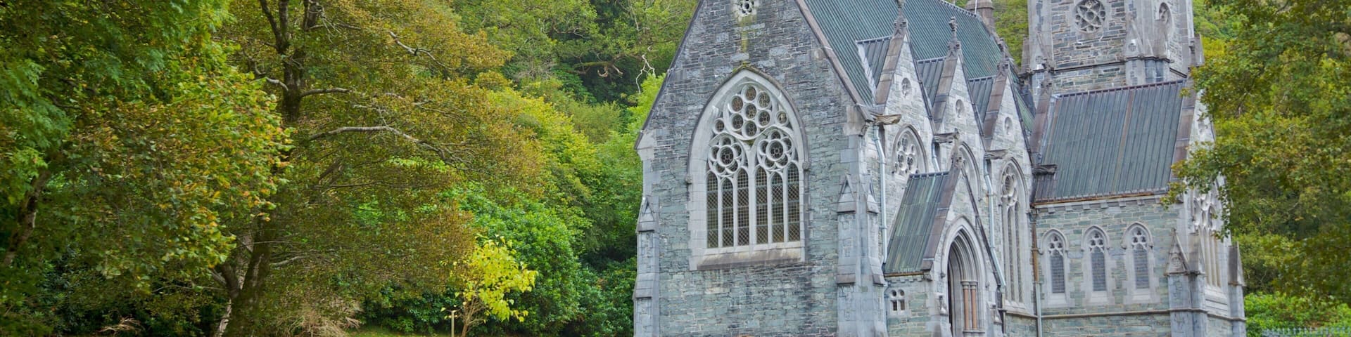 Galway showing heritage architecture, tranquil scenes and a church or cathedral