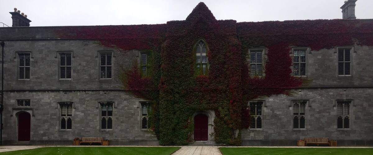 The quadrangle at the National University or Ireland at Galway. Can't believe I get to call this place my school for the next year!