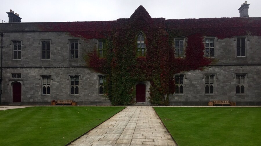 The quadrangle at the National University or Ireland at Galway. Can't believe I get to call this place my school for the next year!