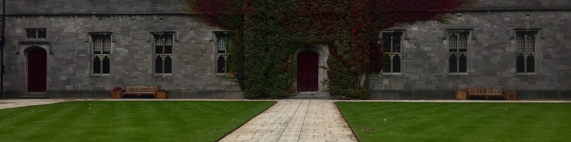 The quadrangle at the National University or Ireland at Galway. Can't believe I get to call this place my school for the next year!
