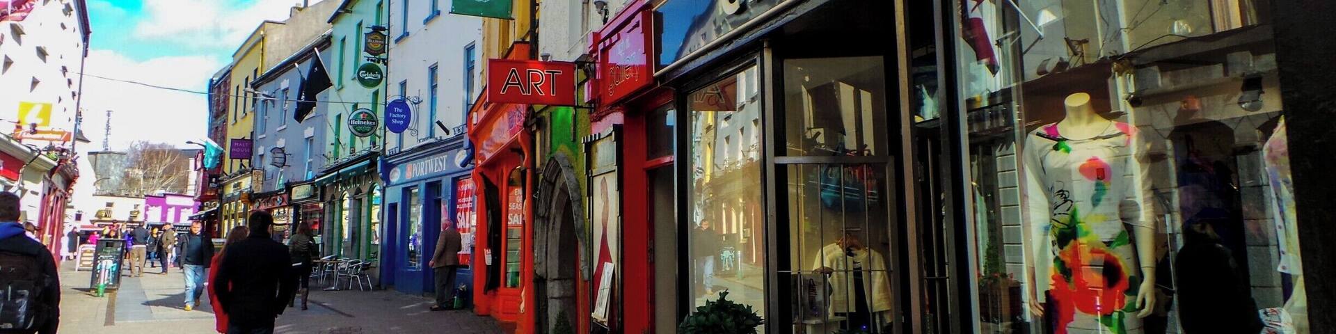 The colourful shopping street in Galway...
#Architecture
