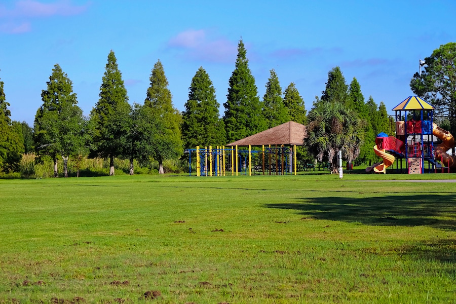 Playground in a park