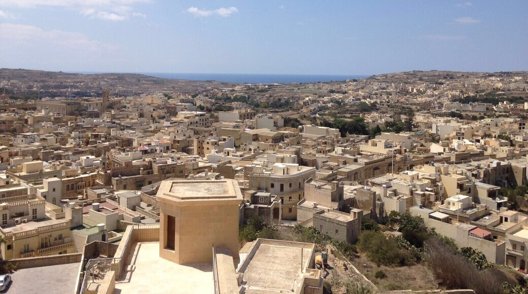 View from the top of the Citadel in Gozo