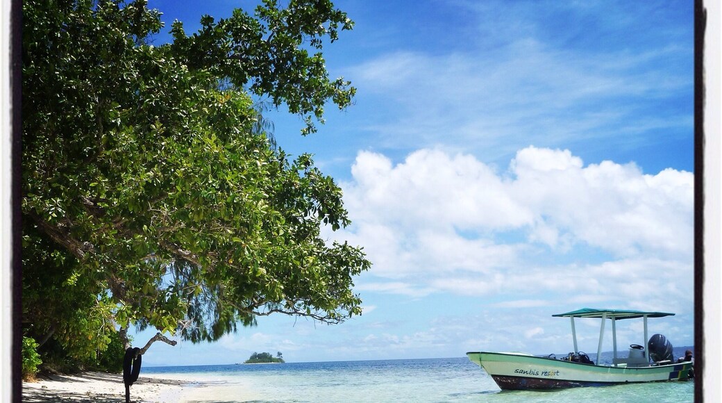 My idea of heaven. Crystal clear warm water with great diving and no crowds. We stayed at Sanbis Resort and dived with their dive shop. #waterlust