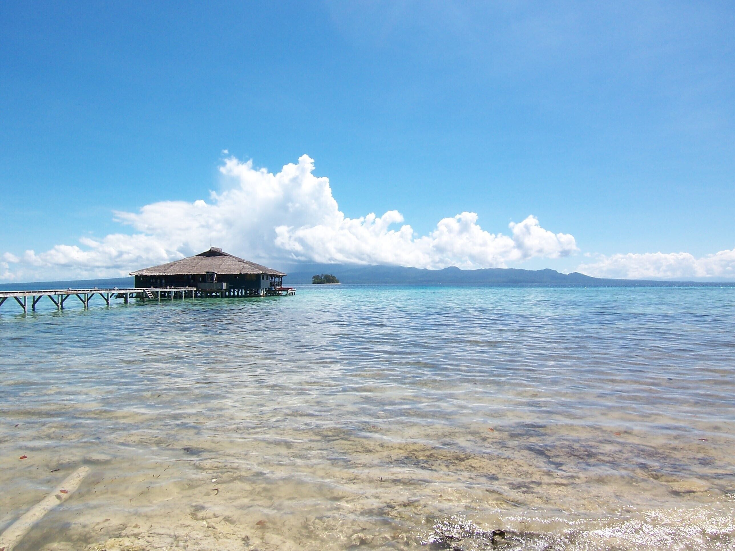 This was one of the tiny islands off of Gizo, Solomon Islands. The clearest water and brightest fish I've ever seen! no snorkeling required to see the fish!

#OrbitzTravel