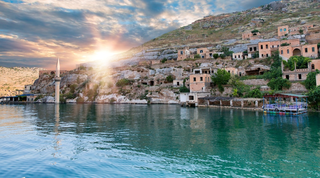 Sunken village Halfeti in Gaziantep Turkey